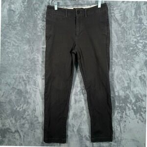 Filson Draftsman Canvas Pants Mens 30x30 Charcoal Gray‎ Work Chinos Straight